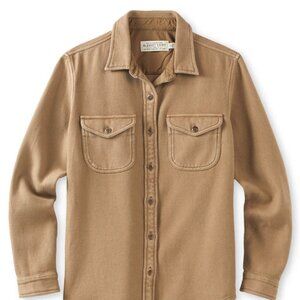 NWT Outerknown Women's Chroma Blanket Shirt in Chestnut